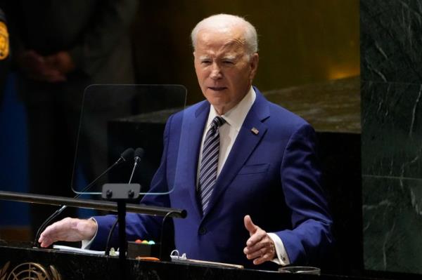 President Biden delivered remarks at the United Nations General Assembly on Tuesday.