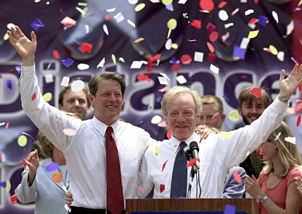 Joe Lieberman and Al Gore