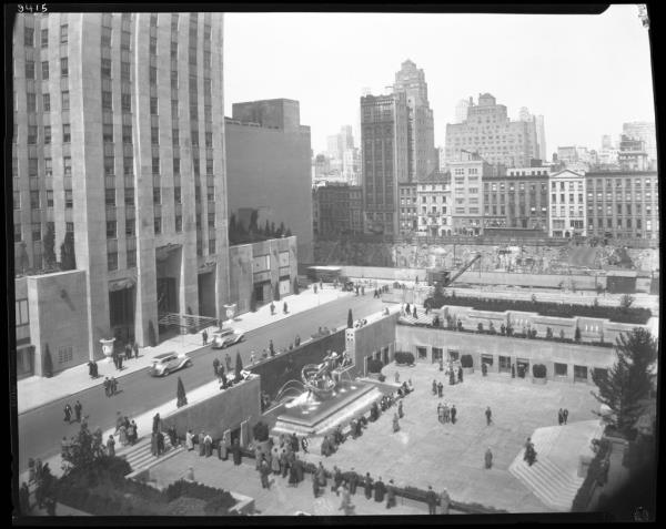 The rich have always been rich, even when the rest of the nation was poor.  Case in point: The Rockefeller family built Rockefeller Center (above) during the Great Depression era.