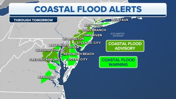 The o<em></em>nslaught of rain resulted in severe coastal flooding across the tri-state area.