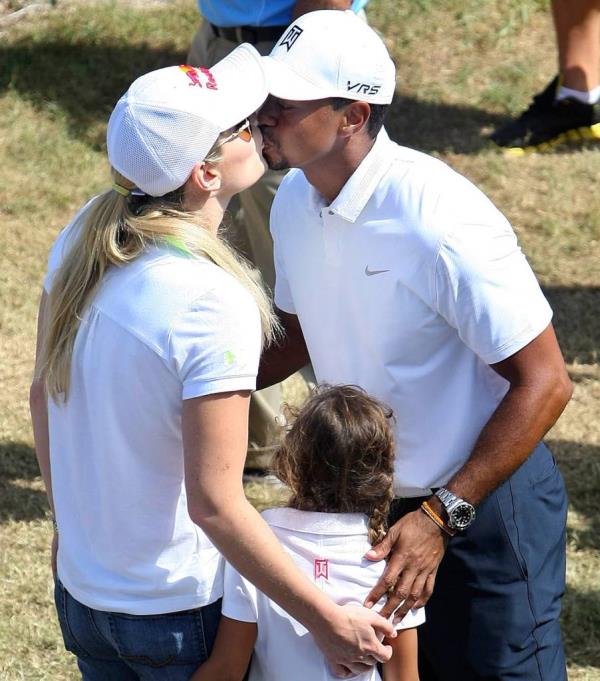 Tiger Woods and Lindsey Vonn