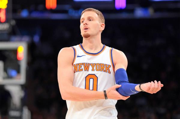 Do<em></em>nte DiVincenzo logged 23 minutes before sitting in the fourth quarter of the Knicks' preseason victory.