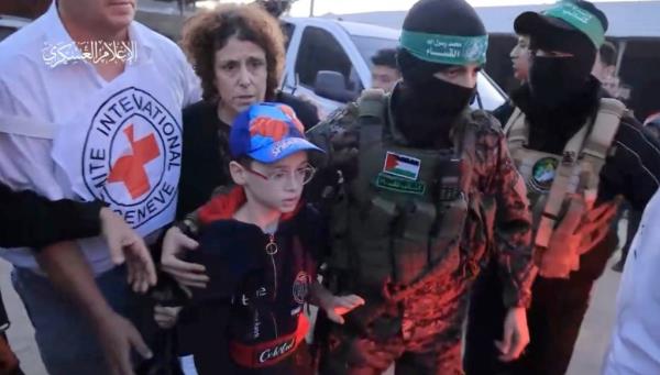 The Munder family, including 9-year-old Ohad, were released from Hamas custody on Friday.