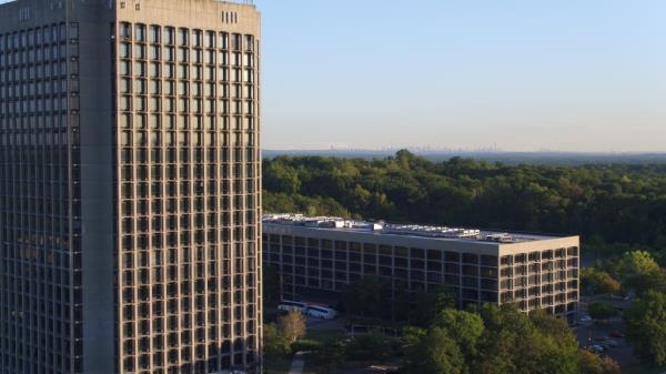 Blue Hill Plaza office complex in Pearl River, New York