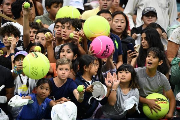 Tennis fans at US Open