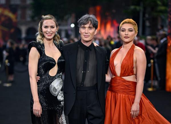 Emily Blunt and Cillian Murphy - who both got Oscar nominations for 