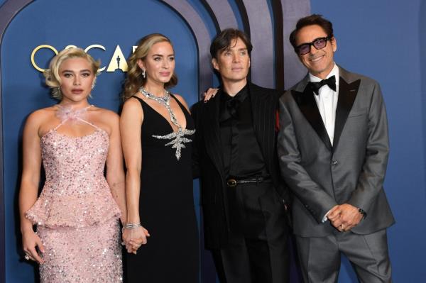 Florence Pugh, Emily Blunt, Cillian Murphy and  Robert Downey Jr. at the 