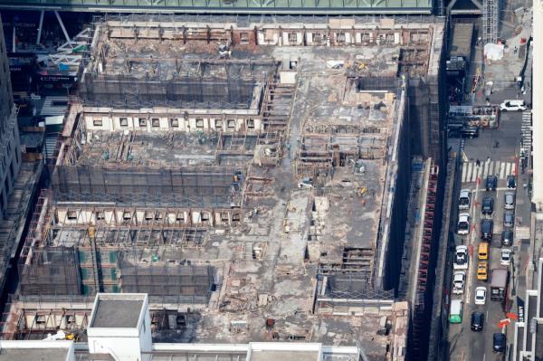 Hotel Pennsylvania, the century-old building, was dismantled last year as part of a new redevelopment of Penn Plaza.