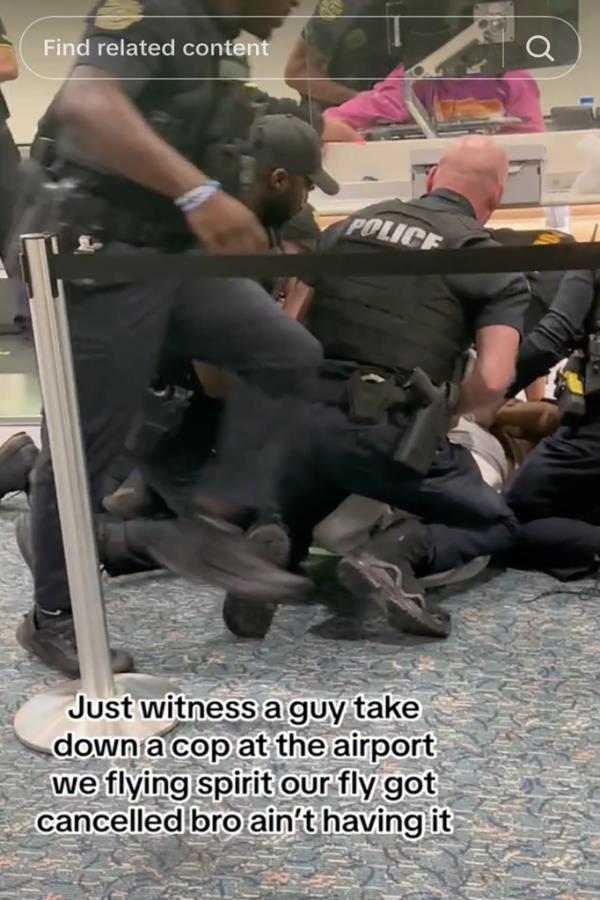 The cop said Hairston's chokehold was so tight that they 