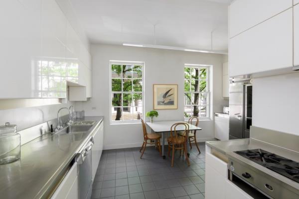 Interior of the eat-in kitchen inside the 969 Fifth Ave. home. 