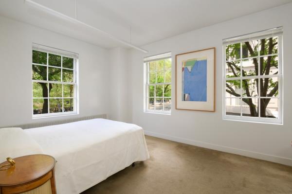 Interior of a bedroom inside the 969 Fifth Ave. home. 