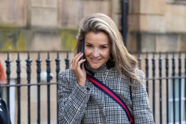 Mandatory Credit: Photo by Michael McGurk/REX/Shutterstock (13764860b) Helen Skelton 'Strictly Come Dancing' TV show stars stay at the Blythswood Hotel, Glasgow, Scotland - 11 Feb 2023