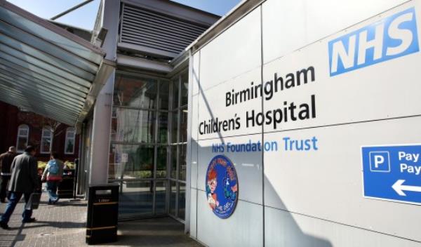 File photo dated 20/03/09 of the exterior of Birmingham Children's Hospital.