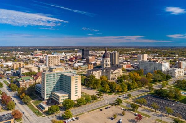 Topeka is located an hour from Kansas City.