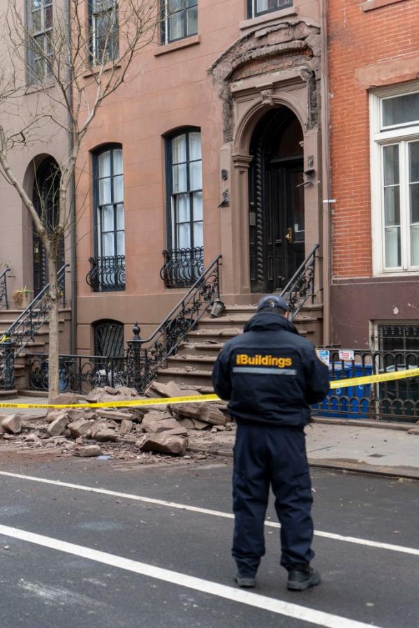 Collapsed building.