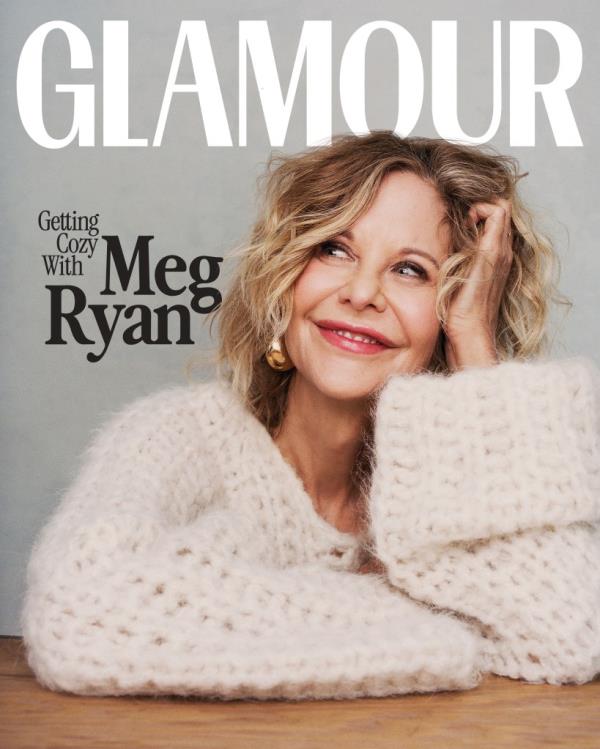 Meg Ryan on the cover of Glamour.