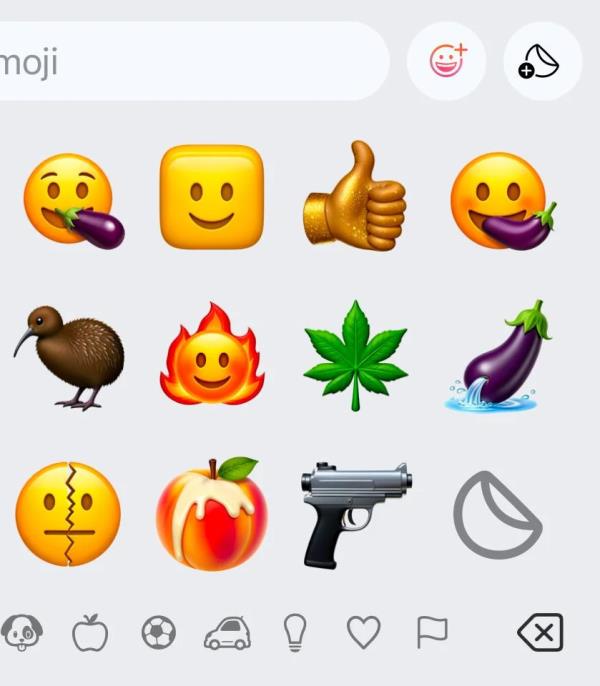 inappropriate Genmojis 