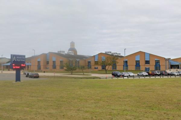 Atlantic City High School is pictured.