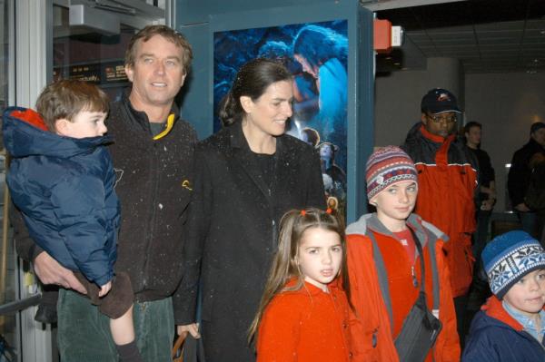 Robert Kennedy Jr. and his wife Mary Richardson with their four young children.