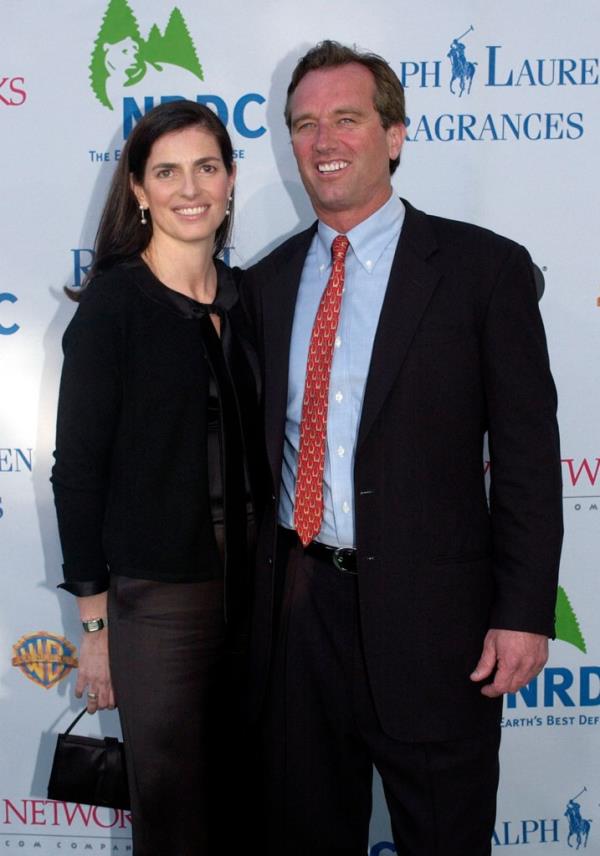 Mary Richardson Kennedy poses with Robert Kennedy Jr.