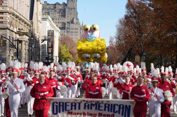 The parade will also feature 12 marching bands, hundreds of clowns, and eight performance groups. 