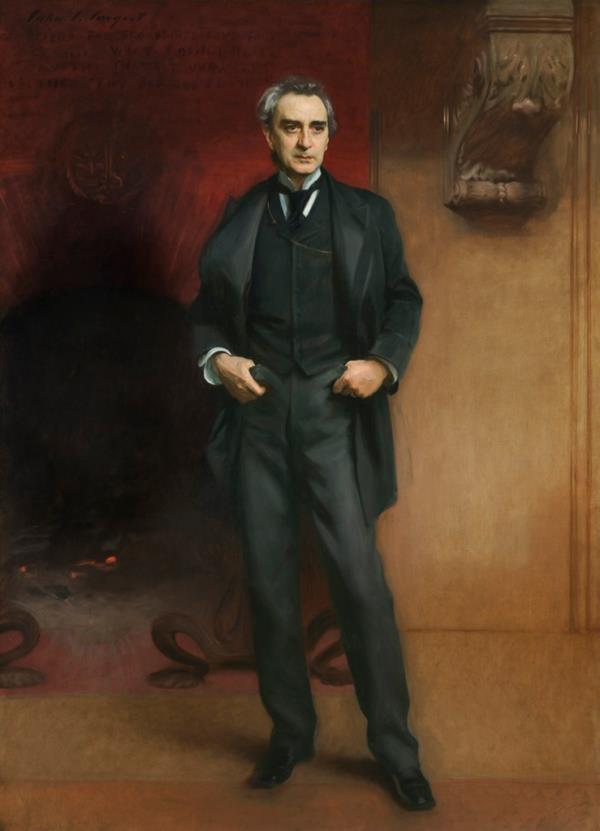 A painting of Edwin Booth.