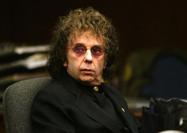 Phil Spector in court.