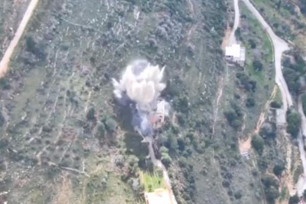 The IDF releases footage of the airstrikes on what it says are two Hezbollah weapons depots near south Lebanon's Sidon