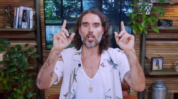 Russell Brand, denying accusations