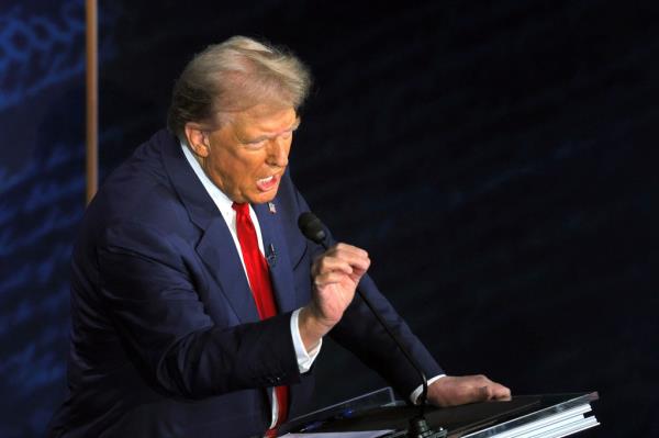 Trump denied claims that he would sign an abortion ban if elected.