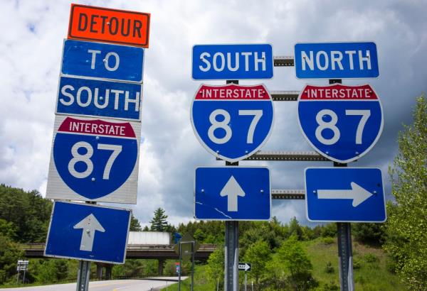 I-87 is expected to have gruesome delays on Memorial Day weekend.