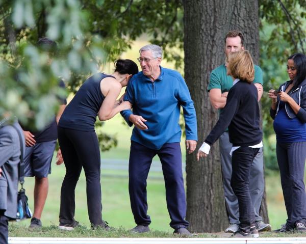 De Niro and Chen shooting 