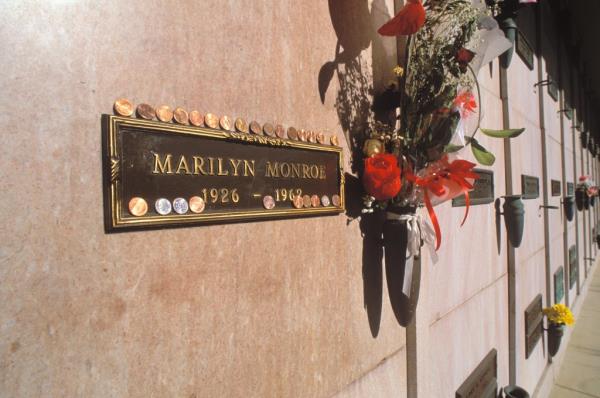 The crypt of Hollywood icon Marilyn Monroe.