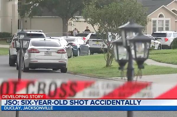 A 9-year-old child shot a 6-year-old child in the head on Jacksonville's Westside.