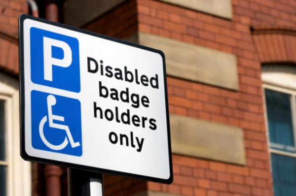 Disabled Badge Holders o<em></em>nly Sign