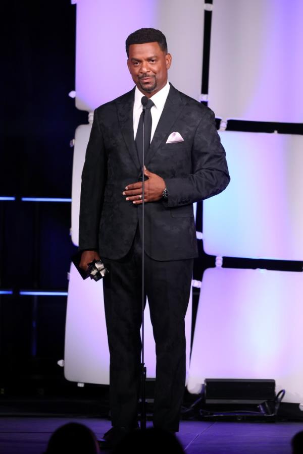 Alfo<em></em>nso Ribeiro accepts an award o<em></em>nstage during the Sixth Annual Critics Choice Real TV Awards at Fairmont Century Plaza on June 15, 2024 in Los Angeles, California. 