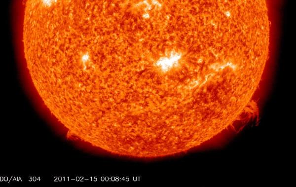 The center said satellites detected at least one flare and coro<em></em>nal mass ejection that were emitted from the Sun on Friday.