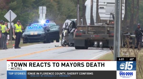 Garner crashed head-on into an 18-wheeler, officials said.