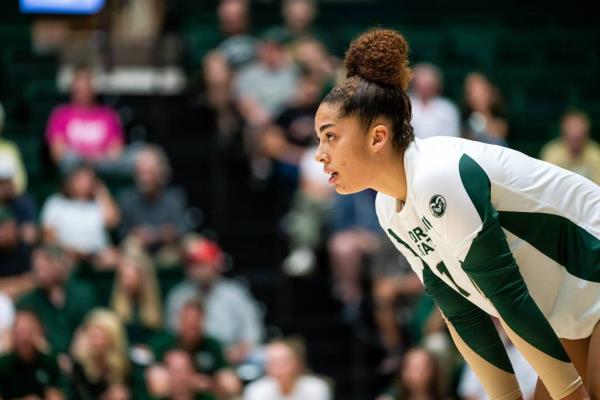 Malaya Jo<em></em>nes and two members of Colorado State's women's volleyball team knelt during the natio<em></em>nal anthem.