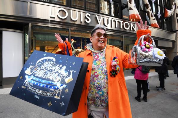 Martin Yeo is a loyal Louis Vuitton customer who beelined to the new store on Friday.