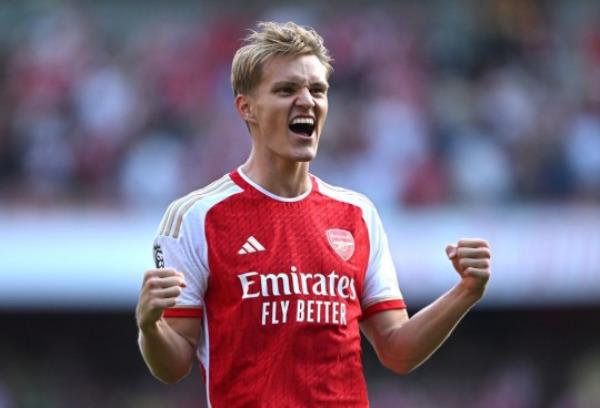 Arsenal captain Martin Odegaard