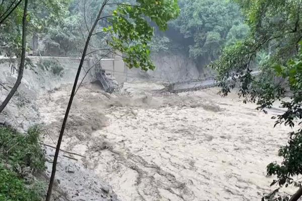 Eleven bridges were washed away by the floodwaters, which also hit pipelines and damaged or destroyed more than 270 houses in four districts, officials said.