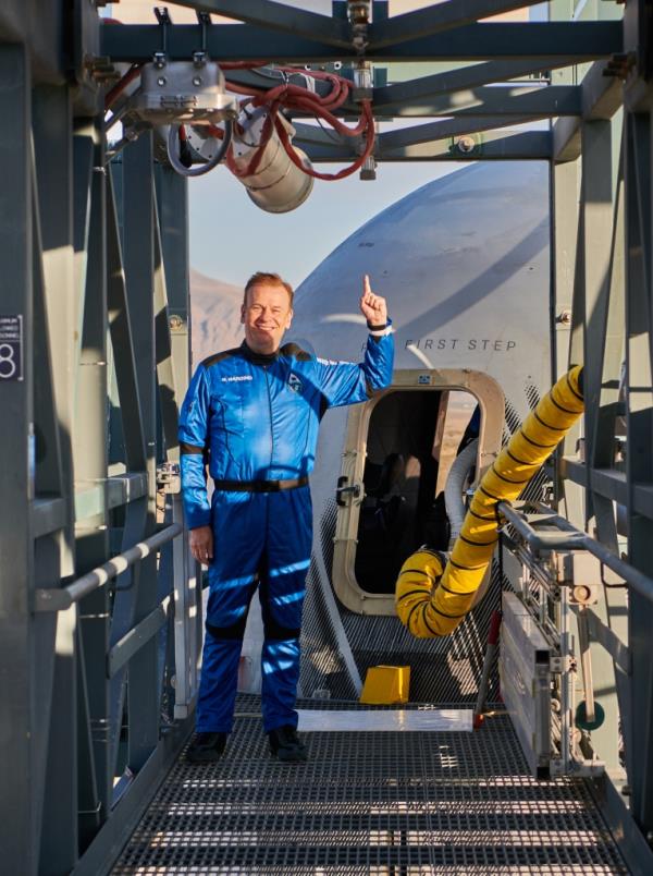 The trip was poised to be yet another incredible journey for Harding, who previously visited space a<em></em>bout the Blue Origin rocket last year. 