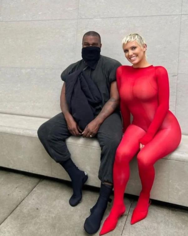 Kanye West and Bianca Censori