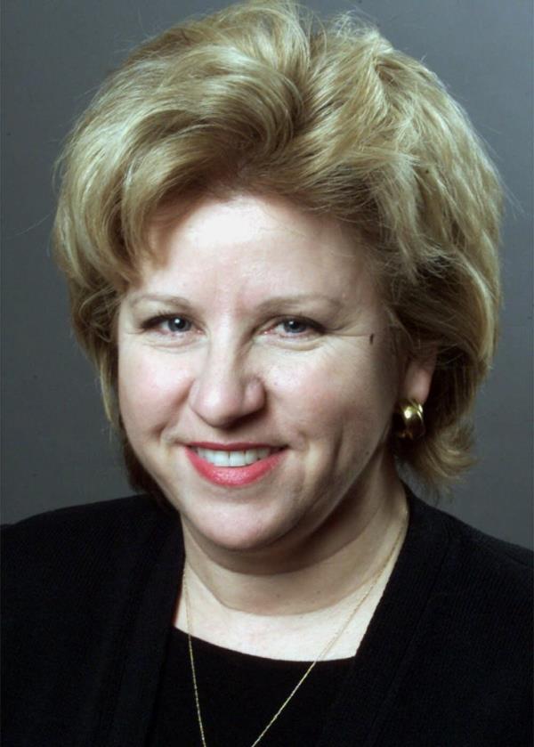 Republican Sen. Jane Nelson from Texas, with blo<em></em>nde hair and a smile, as she was in the spotlight for her legislative bills in Austin, Texas on Jan. 10, 2001