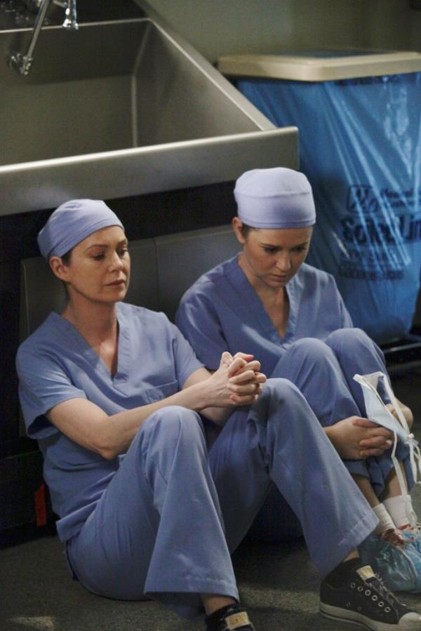 Ellen Pompeo and Sarah Drew on 