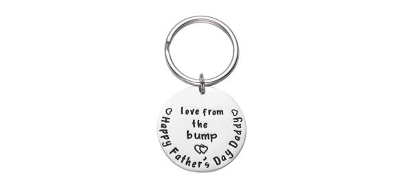 LParkin First Love from The Bump Happy Daddy to Be Gift Keychain