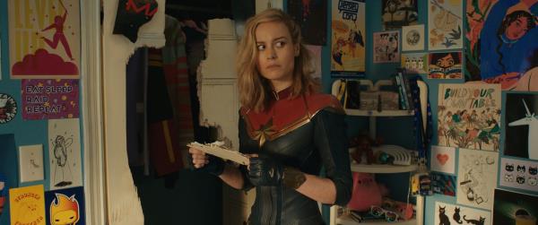 brie larson as captain marvelcarol danvers in marvel studios' the marvels photo courtesy of marvel studios ? 2023 marvel